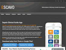 Tablet Screenshot of escavo.com